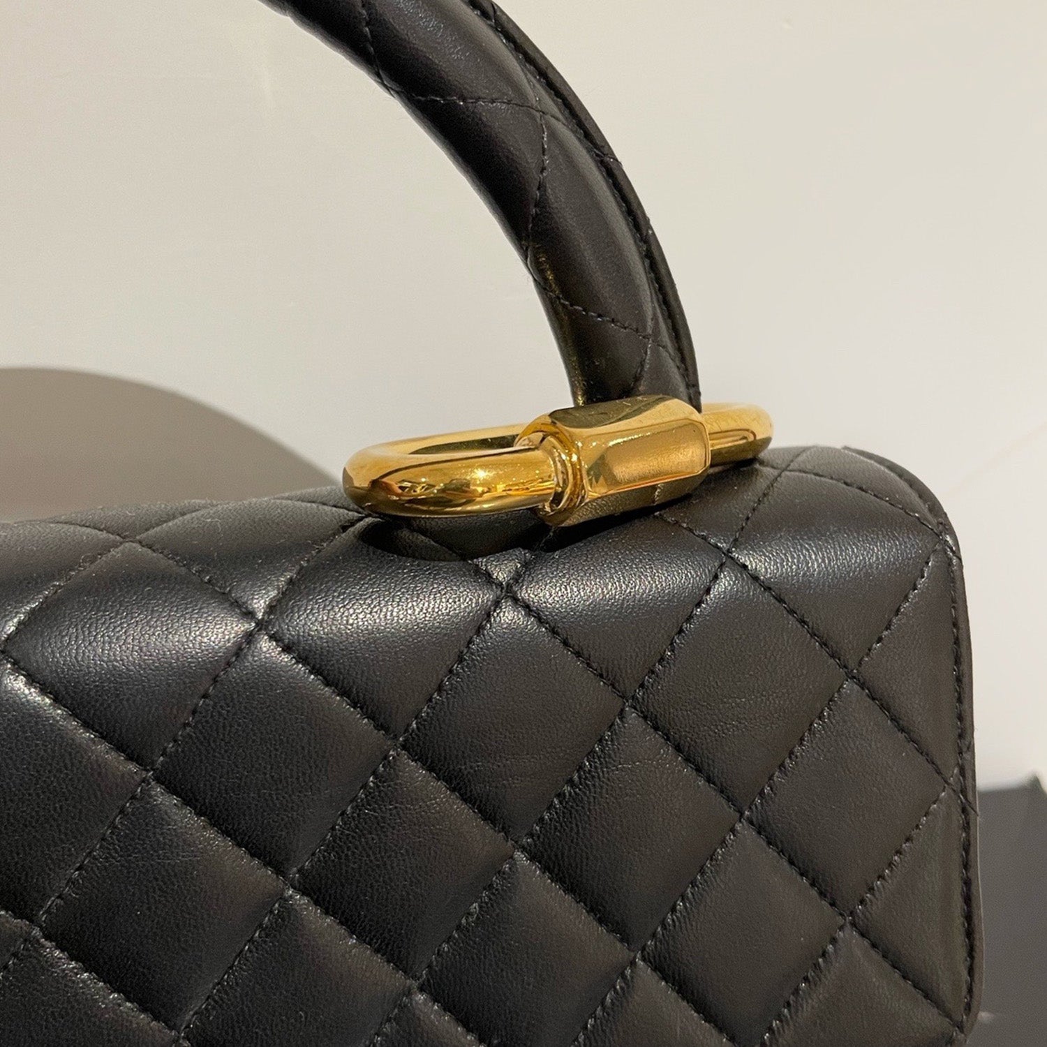 Vintage Chanel Kelly Parent and Child Flap Bag Set Pink Lambskin Gold  Hardware