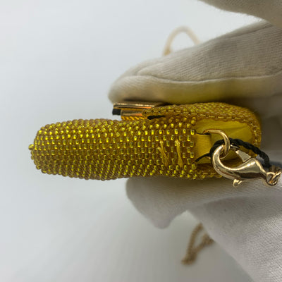 Fendi Pico Baguette Charm Beads in Yellow