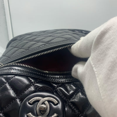 Chanel Quilted Mountain Backpack In Black