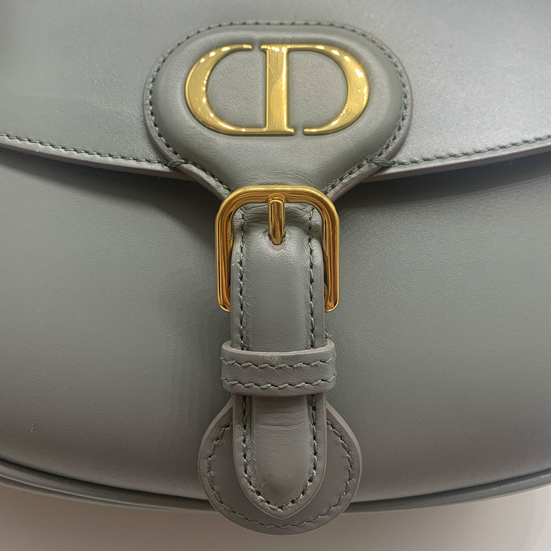Dior Medium Bobby Flap Bag In Grey