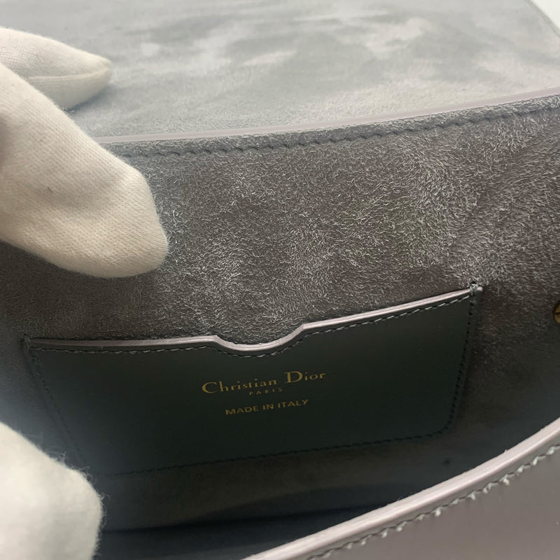 Dior Medium Bobby Flap Bag In Grey