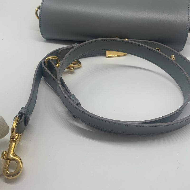 Dior Medium Bobby Flap Bag In Grey