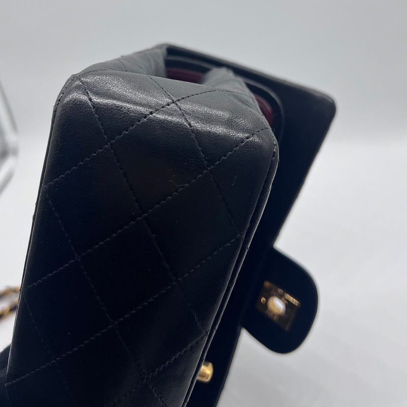 Chanel Vintage 90s Classic Flap in Medium 25cm Black