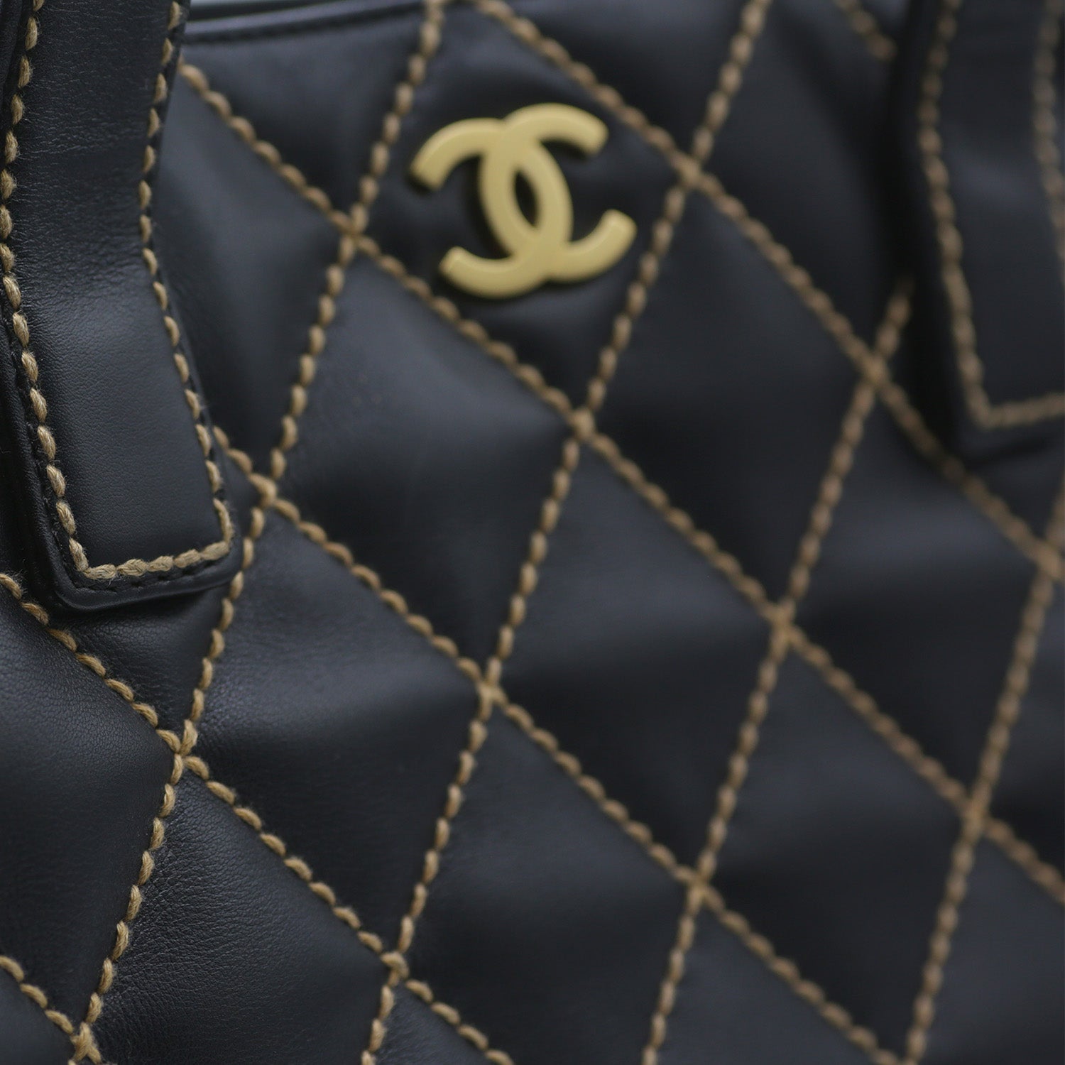 Chanel wild discount stitch tote bag