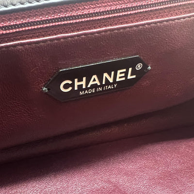 Chanel Classic Flap *Runway Rare* Hanger Large Reissue Bag In Black